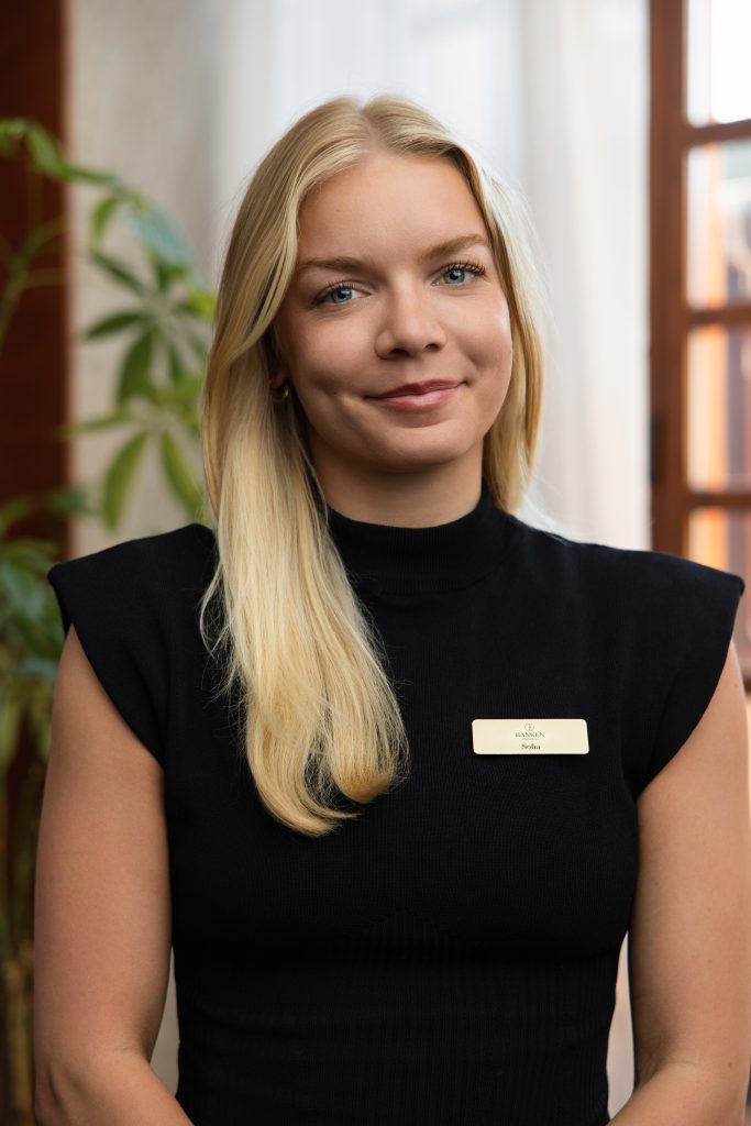 Ebba Petterson, en del av teamet på banken.